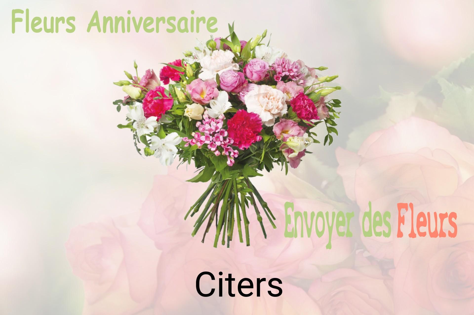 Bouquet de fleurs d’anniversaire livré à Citers