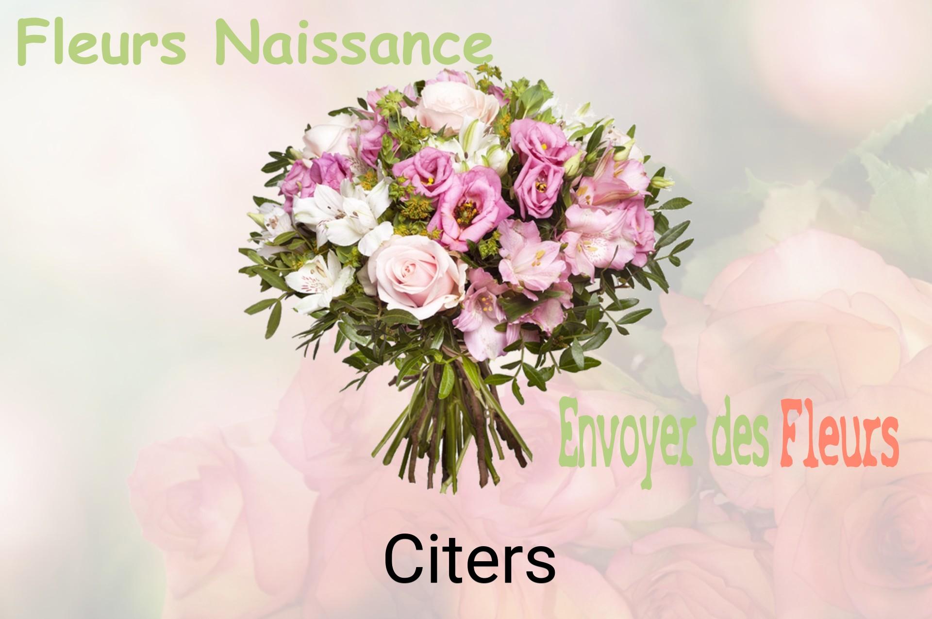 Bouquet de fleurs de naissance livré à Citers